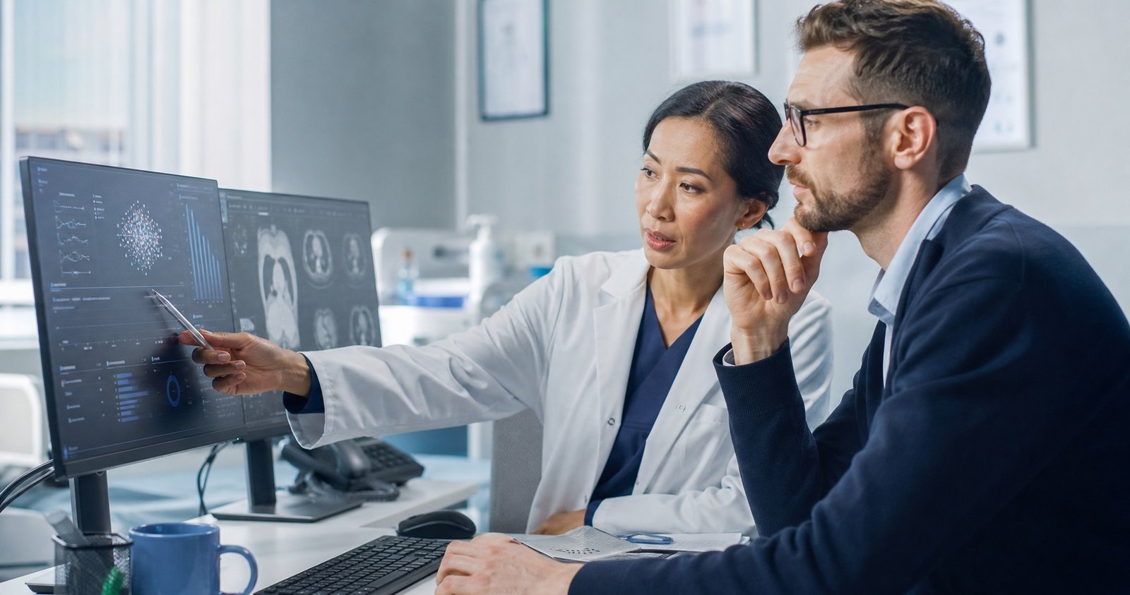 Professionisti sanitari valutano responsabilmente un sistema di intelligenza artificiale